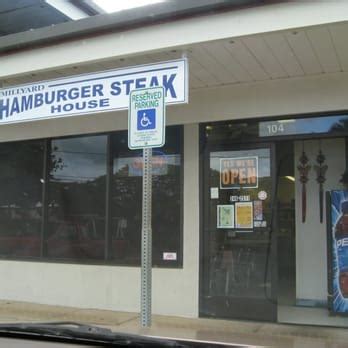 hamburger steak house millyard wailuku